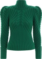 Green Cashmere Blend Sweater 
