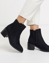 Thumbnail for your product : Call it SPRING crareweth heeled ankle boots with studded rand in black