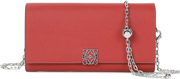 Tiffany & Fred Paris Saffiano Leather Crossbody Wallet/Clutch