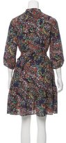 Thumbnail for your product : Saloni Printed Silk Dress
