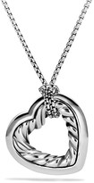 Thumbnail for your product : David Yurman Cable Heart Medium Pendant with Gold on Chain