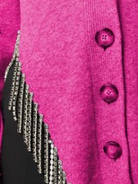 Thumbnail for your product : Christopher Kane Crystal Cupchain Embellished Cardigan
