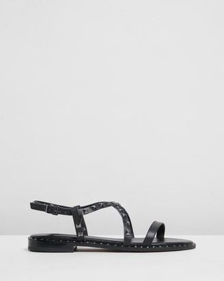 Siren Women's Black Strappy sandals - Bilby