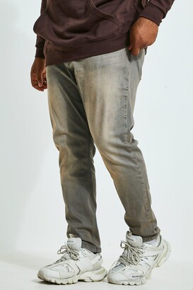 Brown Stretch Jeans Mens | Shop the world's largest collection of fashion |  ShopStyle UK