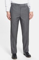Thumbnail for your product : JB Britches Flat Front Wool Trousers