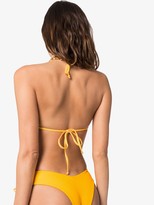Thumbnail for your product : Frankie's Bikinis Ruby ruched bikini top