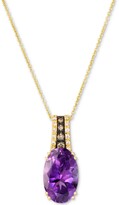 Thumbnail for your product : LeVian Grape Amethyst (3-7/8 ct. t.w.) & Diamond (1/8 ct. t.w.) 18" Pendant Necklace in 14k Gold