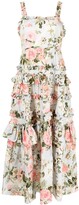 Thumbnail for your product : Needle & Thread Hettie floral-print gown