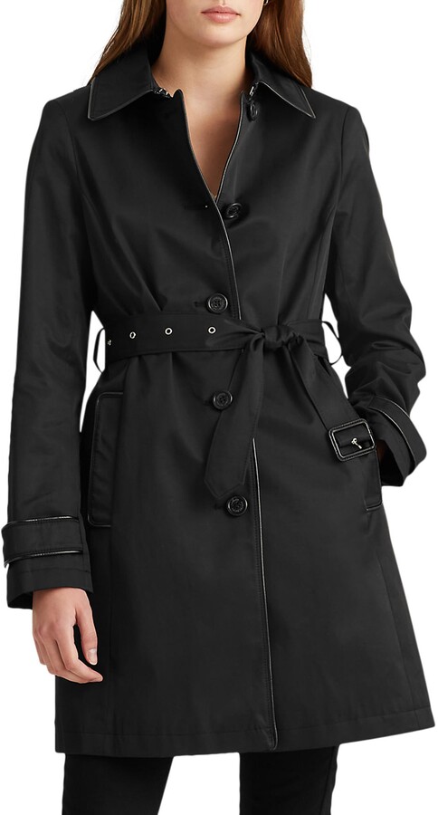 Lauren Ralph Lauren Trench Raincoat - ShopStyle Coats