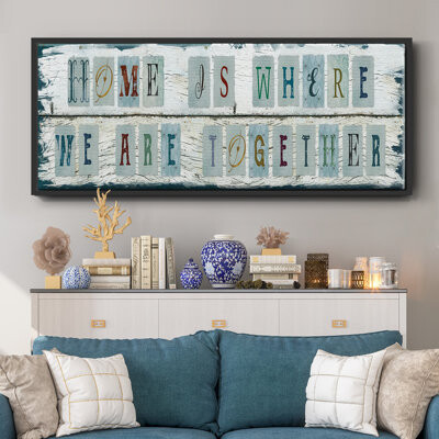 Red Barrel Studio We Are Together- Framed Canvas