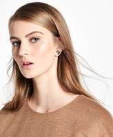 Thumbnail for your product : Brooks Brothers Leather Knot Earrings