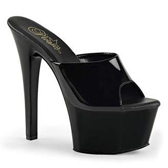 Pleaser USA Women's Asp601/b/m Platform Sandal Patent/Black