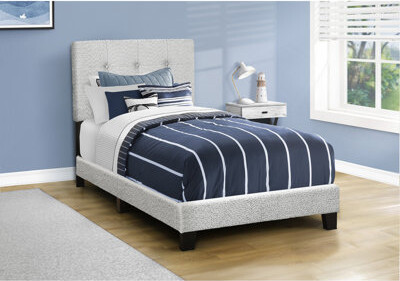 Latitude Run Bed, Bedroom, Upholstered, Frame Only, Transitional