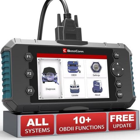 TAURKENAM IFIX435 Car Scanner Diagnostic Tool, All System (Not Only Transmission-ABS-SRS-Engine) OBD2 Scanner Diagnostic Tool with Lifetime F-Ree WiFi Update