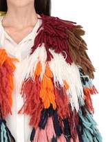 Thumbnail for your product : Chloé Wool & Silk Multicolor Yarn Coat