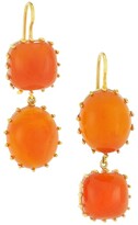 Thumbnail for your product : Renee Lewis 18K Yellow Gold & Cornelian Double-Drop Earrings