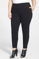 Thumbnail for your product : Eileen Fisher Slim Knit Ankle Pants (Plus Size)