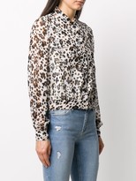 Thumbnail for your product : Liu Jo Long-Sleeved Floral-Print Shirt