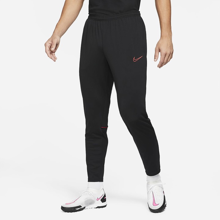 nike soccer academy tapered sweatpants in black