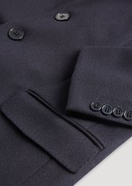 Thumbnail for your product : Emporio Armani Modern Fit Single-Breasted Coat In Virgin Wool