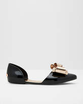 Thumbnail for your product : Ted Baker Bow Detail Jelly Pumps Cream