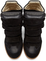 Thumbnail for your product : Isabel Marant Black Suede Bekett Wedge Sneakers