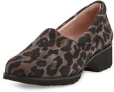 Thumbnail for your product : Taryn Rose Tutu Animal-Print Suede Slip-On, Gray/Black