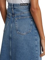 Thumbnail for your product : Balenciaga Five-Pocket Jeans Skirt