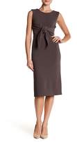 Thumbnail for your product : Sharagano Sleeveless Front Tie Dress