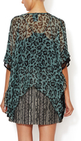 Thumbnail for your product : Anna Sui Doves Print Silk Chiffon Top