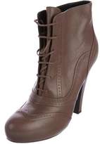 Thumbnail for your product : Bottega Veneta Leather Platform Ankle Boots
