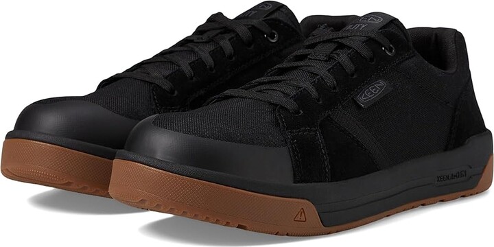 Keen Kenton Comp Toe Men's Shoes Black/Gum : 9.5 EE - Wide, Leather