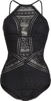 Thumbnail for your product : Becca Prairie Rose Crochet One-Piece Swimsuit