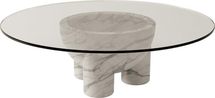 Alireza Sadeh Arabescato Marble U Line 'taaable' By Burgio