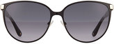 Thumbnail for your product : Jimmy Choo Posies Crystal-Temple Butterfly Sunglasses, Black