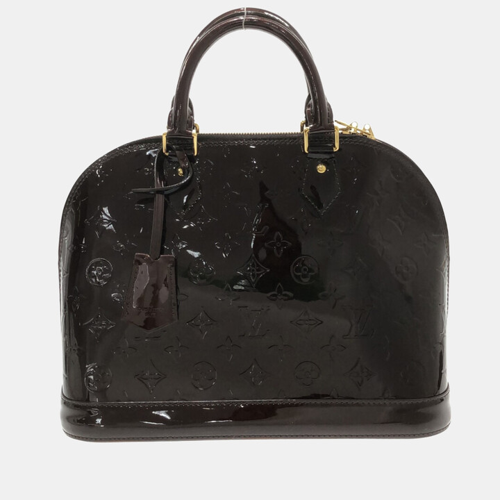 Louis Vuitton Burgundy Monogram Vernis Patent Leather Alma bag ShopStyle