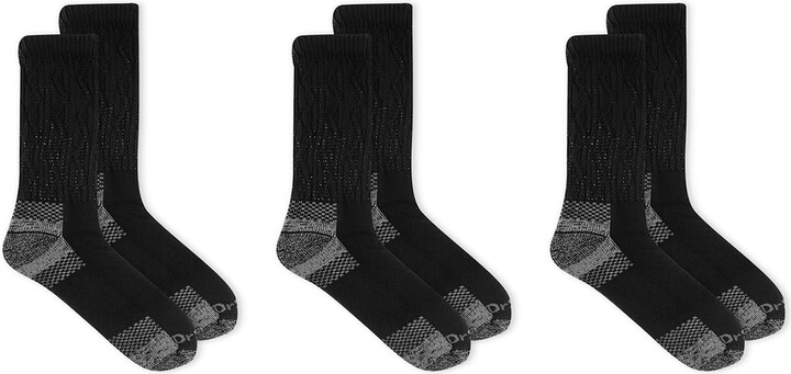 Dr. Scholl’s Women’s Advanced Relief Blister Guard Crew Socks, 3 Pack