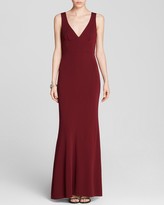 Thumbnail for your product : ABS by Allen Schwartz Gown - Sleeveless Deep Double V