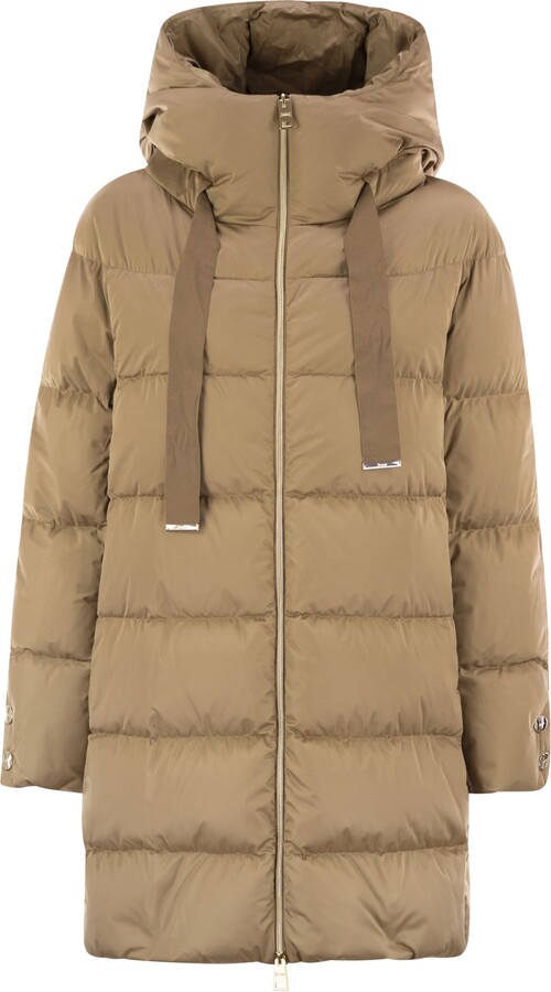 Herno A-shape Down Jacket With Hood