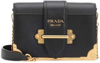 Prada Cahier leather shoulder bag