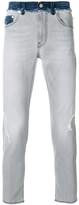 Thumbnail for your product : Love Moschino distressed cropped jeans