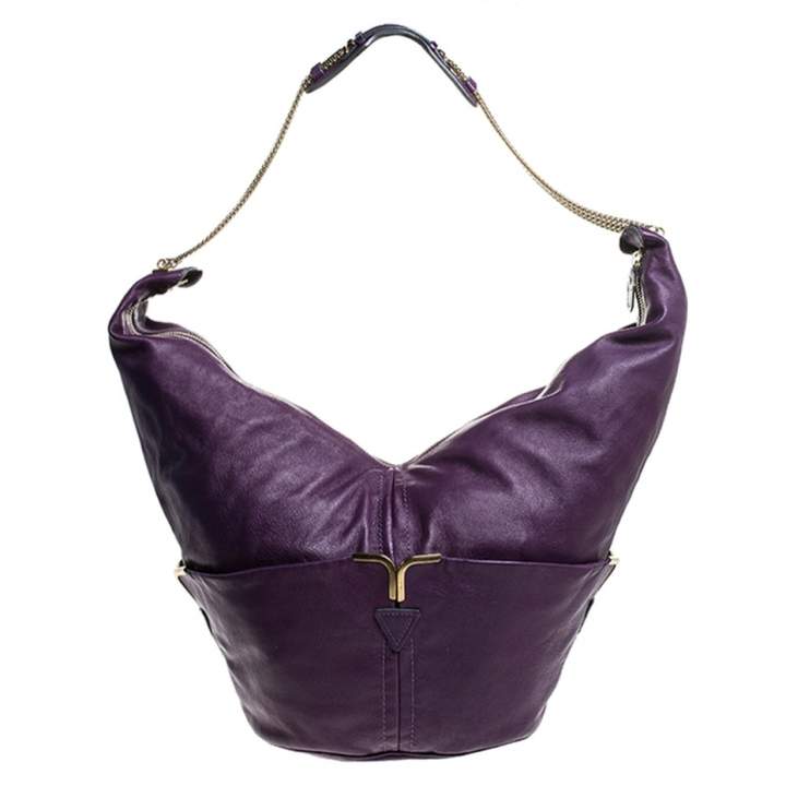 purple leather handbags