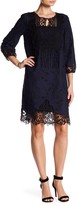 Thumbnail for your product : T Tahari Amanda Embroidered Dress