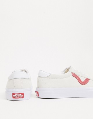 Vans Sport sneakers in cream/red - ShopStyle