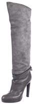 Thumbnail for your product : Sergio Rossi Suede Knee-High Boots