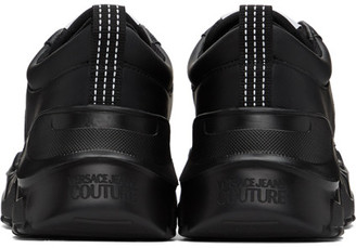 Versace Jeans Couture Jeans Couture Black Logo Low-Top Sneakers