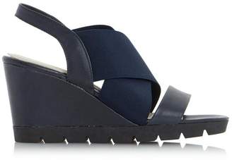 Roberto Vianni COMFORT KELSALL - Comfort Elasticated Cross Strap Wedge Sandal