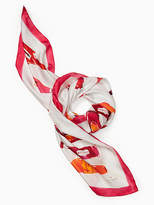 Thumbnail for your product : Kate Spade Hot sauce silk square scarf