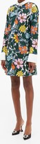Thumbnail for your product : 8 MONCLER RICHARD QUINN Beaded Floral-embroidered Organza Mini Dress