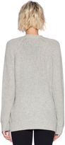 Thumbnail for your product : Alexander Wang T by Cash Wool Half Cardigan Stitch Oversize Cardigan